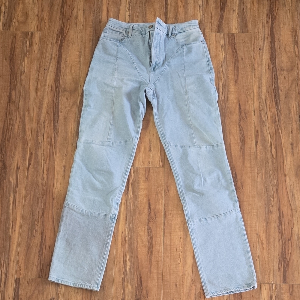Good American Light Blue Denim Pants